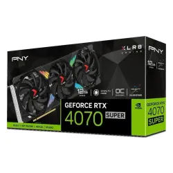 Karta graficzna PNY GeForce RTX 4070 Super XLR8 Gaming Verto Epic-X RGB OC 12GB GDDR6X 192bit DLSS 3