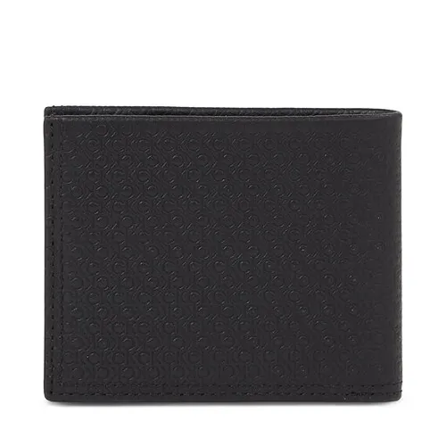 Мужской кошелек Calvin Klein Minimalism Bifold 6cc с Биллом K50K510894 Black / Tonal Mono 01O