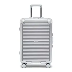 Walizka średnia Puccini Dallas - srebrny