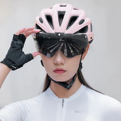 Kask rowerowy ROCKBROS 8386824304084 Różowy MTB (rozmiar L, 58-62 cm)
