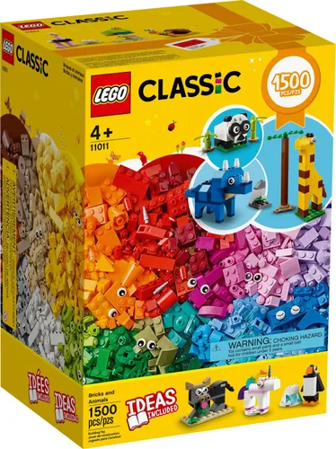 Конструктор Lego Classic кирпичи и животные (11011)