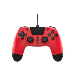 Pad Gioteck VX4 Wired do PS4, PCPrzewodowy Czerwony