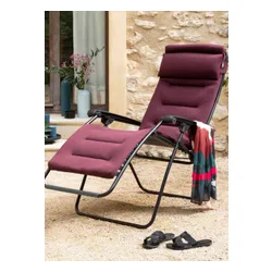 Fotel relaksacyjny Lafuma Quilted Rsx Clip AirComfort - bordeaux red