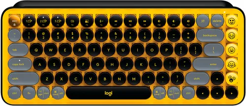 Klawiatura Logitech POP Keys Czarno-Żółta (920010735)