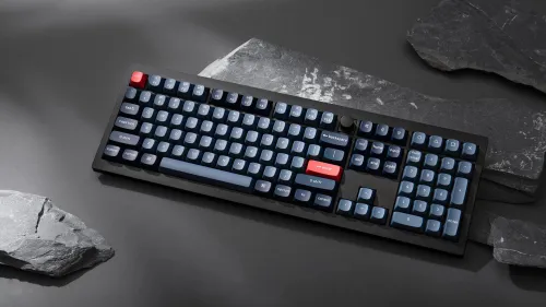 Klawiatura KEYCHRON V6 Max Wireless Switch Gateron Jupiter Red Czarno-niebiesko-czerwony
