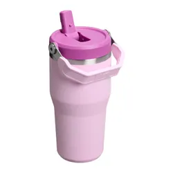 Kubek termiczny Stanley IceFlow Flip Straw 0,6 l - cherry blossom