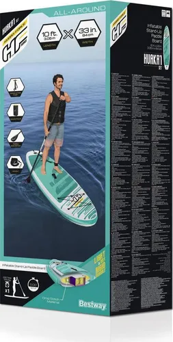 Bestway SUP Hydro-Force şişirilmiş Tahta 305x84x15 cm 65346