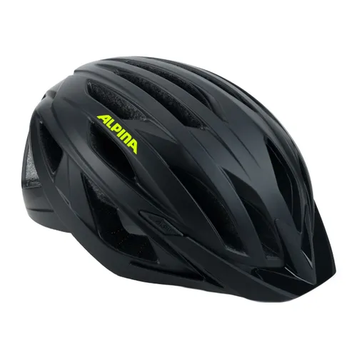 Kask rowerowy Alpina Parana black/ neon yellow matte