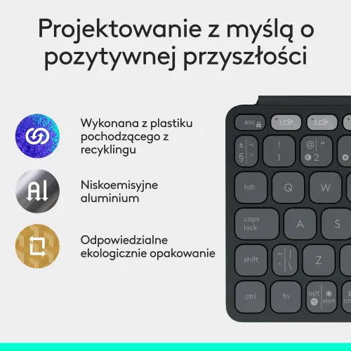 Klawiatura nożycowa Logitech Keys-To-Go 2 Grafitowy