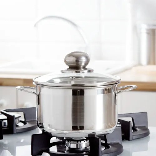 Garnek ze stali nierdzewnej z pokrywką SSW CITY 1,9 l