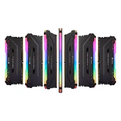 Pamięć Corsair Vengeance RGB PRO, DDR4, 32 GB, 2666MHz, CL16 (CMW32GX4M2A2666C16)