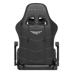 Fotel GAMVIS Phantom Large Czarny (białe elementy)