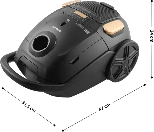 Odkurzacz Sencor SVC 8310BK 800W Mini turboszczotka