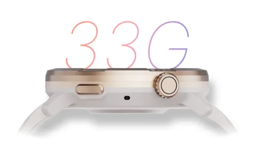 Smartwatch STELIO Activ Pro AI GPS 46mm Tytan Złoty