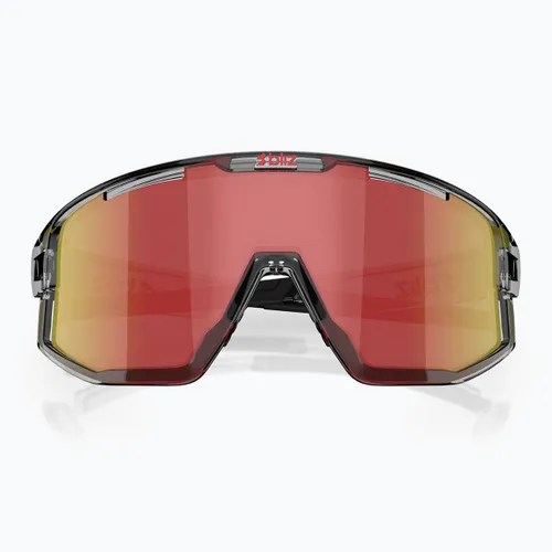 Okulary przeciwsłoneczne Bliz Vision transparent dark grey/brown red multi
