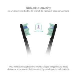 Szczoteczka soniczna TRUELIFE SonicBrush Clean70 UV Czarny
