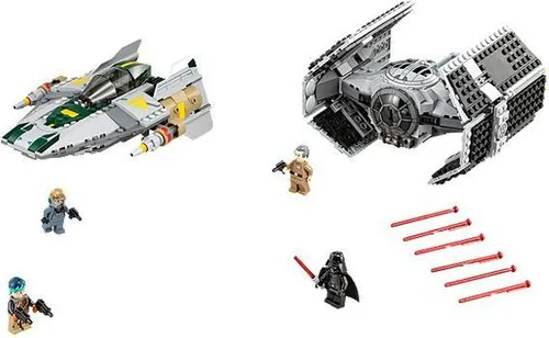 Конструктор Lego Star Wars Tie Advanced против истребителя A-Wing (75150)