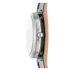 Fossil Carlie Mini ES5213 Beige / Gümüş Saat