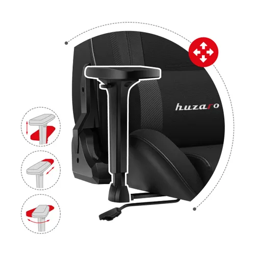 Fotel HUZARO Force 7.6 Czarny
