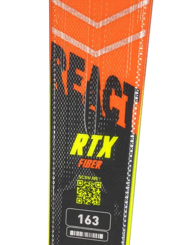 Narty męskie ROSSIGNOL REACT RTX Fibre + wiązanie LOOK XPRESS 10 z GRIP WALK - Długość (cm) - 142