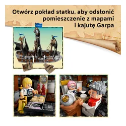 LEGO ONE PIECE 75646 Okręt Garpa, zestaw klocków 9+