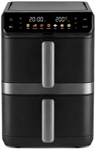 Air Fryer Frytkownica beztłuszczowa HISENSE HAF2400DS 8l z podwójnym koszem