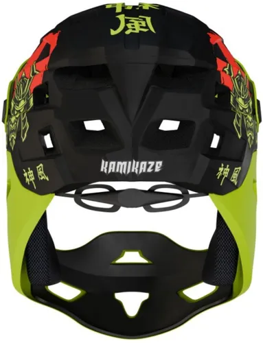 Kask KAMIKAZE Ronin Zielony Full Face (rozmiar M)