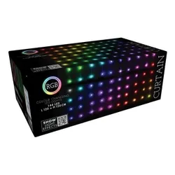 Kurtyna dekoracyjna CHRISTMAS DECORATION 231855 144 LED Sieciowe 1.2 m Transparentny