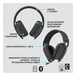 Беспроводные наушники с микрофоном Logitech Zone Vibe 125