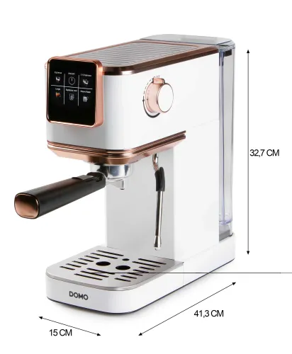 Ekspres kolbowy Domo DO746K Kawa mrożona Szerokość 19,2cm