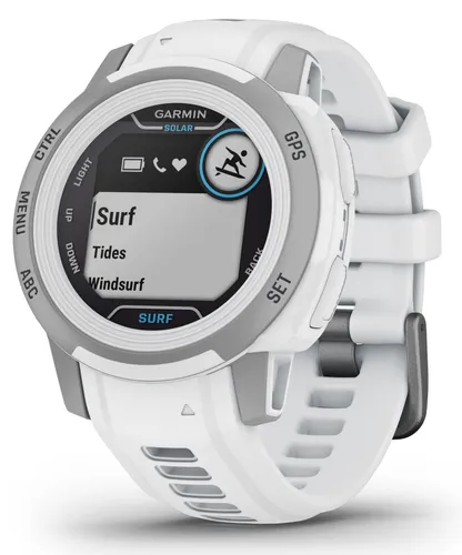 Смарт-часы Garmin Instinct 2s Solar Surf 40mm GPS серый / белый