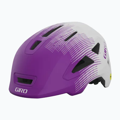 Kask rowerowy dziecięcy Giro Scamp II Integrated Mips Jr matte purple towers