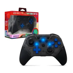 Pad Armor3 NuChamp Wireless Game Controller LED do Nintendo Switch Bezprzewodowy Szary