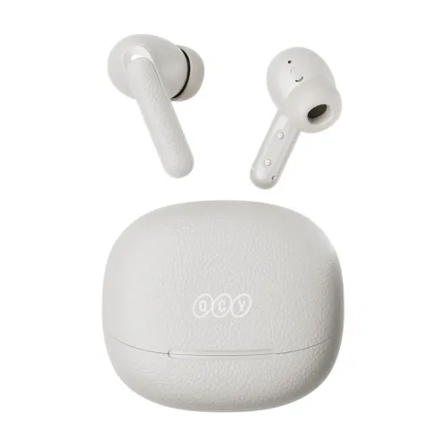 Słuchawki bezprzewodowe QCY Buds HT15 ANC Dokanałowe Bluetooth 5.4 Biały