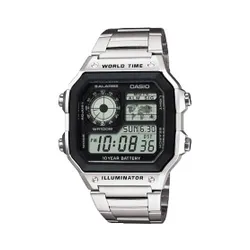 Casio AE-1200whd-1avef Gümüş / Gümüş Saatler