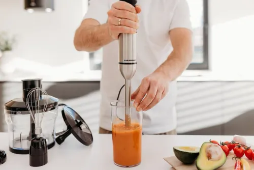 Блендер Blaupunkt HBD812, 1700 Вт, измельчитель, насадка для взбивания, насадка для пюре