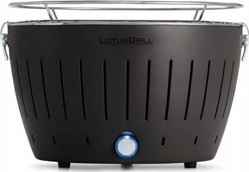 LotusGrill Bahçe kömür ızgarası standart 32 cm x 32 cm Siyah