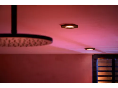 Oświetlenie punktowe Philips Hue White and Color Ambiance Xamento 3szt. Czarny