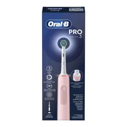 Электрическая зубная щетка Oral-B Pro 3 Pink Cross Action Pink