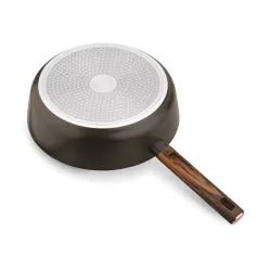 Patelnia głęboka na indukcję z pokrywką Starke Pro Starlet Brown 28 x 8 cm