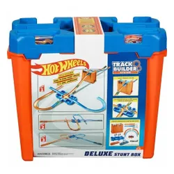 Hot Wheels duży zestaw kaskaderski Deluxe pudełko + 2 autka GGP93