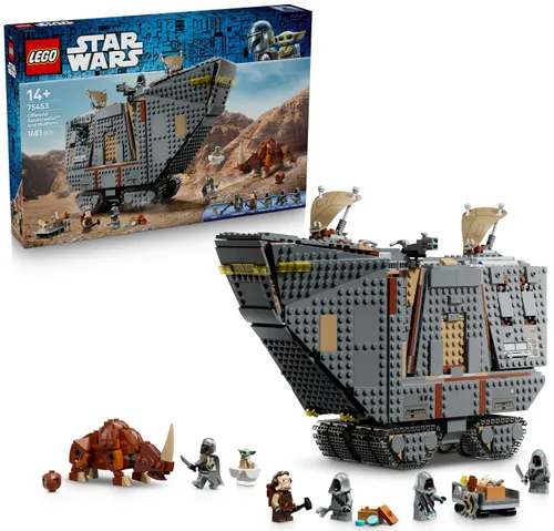 LEGO 75453 Star Wars: Мандалорский песчаный краулер джавов, набор кубиков 14+