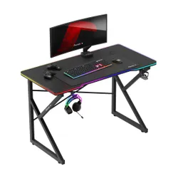 Biurko gamingowe HUZARO Hero 1.7 RGB Czarny