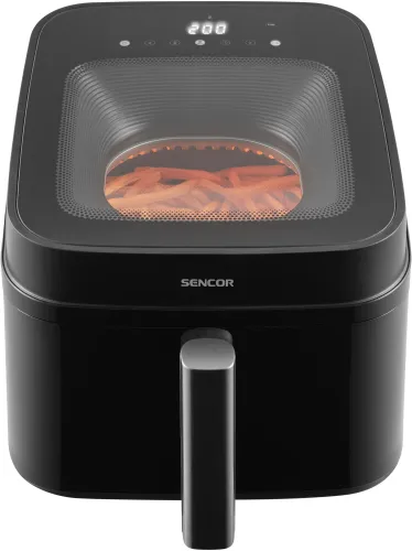 Air Fryer Frytkownica beztłuszczowa SENCOR SFR 6900BK 6.5l z 12 automatycznymi programami i okienkiem do obserwacji postępów