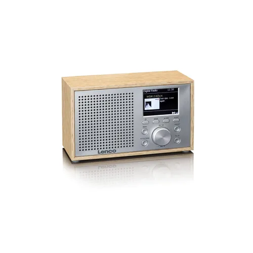 Radioodbiornik Lenco DAR-017WH WD Radio FM DAB+ Bluetooth Brązowy