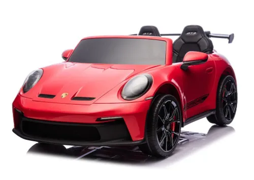 Samochód Na Akumulator Dla 2 Dzieci Porsche 911 Gt3 24V Eva LED 2 Silniki