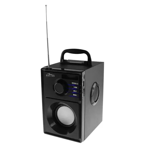 Głośnik Bluetooth Media-Tech BOOMBOX SILVER MT3179 15W Radio FM Czarny