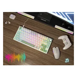 Klawiatura ROYAL KLUDGE R75 Sky Cyan K Silver Switch