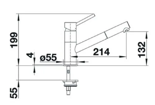 Bateria BLANCO Kano-S 525040 Biały/chrom