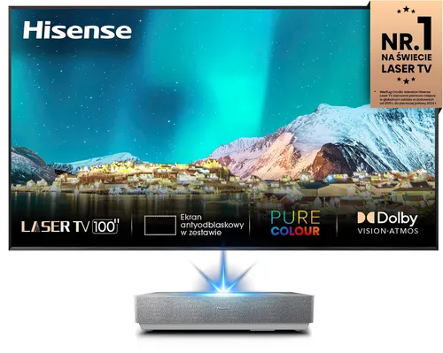 Laser TV HISENSE 100L5HD 100" 4K Dolby Atmos Dolby Vision